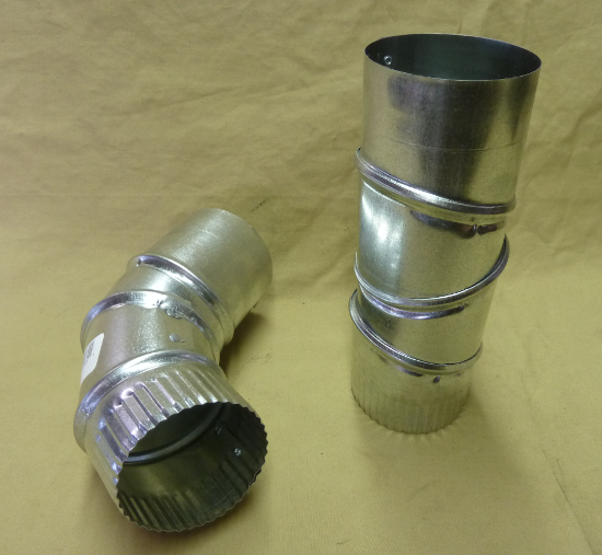 Galvanized adjustable stove elbows 3-4-5 inch Questions & Answers